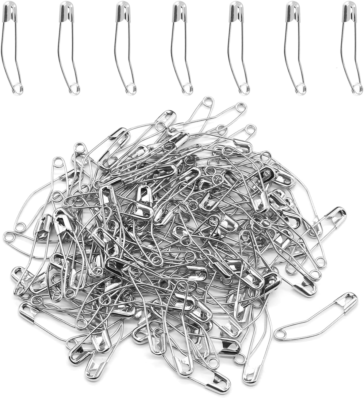 Cionyce 120 Pieces Quilting Pins 11/10inch / 28mm Curved