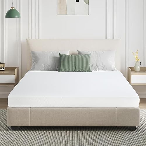 Miniatura 56 de CertiPUR-US - Colchón individual de espuma viscoelástica de gel de 5 pulgadas en una caja, colchón de cama cómodo transpirable de resorte de firmeza