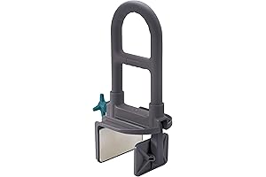 Medline Deluxe Plastic Tub Grab Bar: Enhancing Bathing Safety with Microban Protection