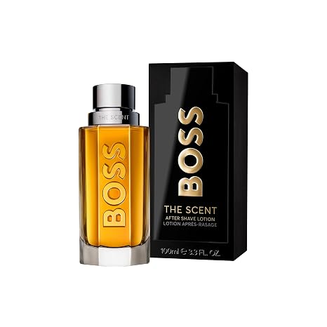 Hugo Boss The Scent Aftershave With Notes of Ginger, Manika Fruit & Leather Accords 3.3 Fl Oz.