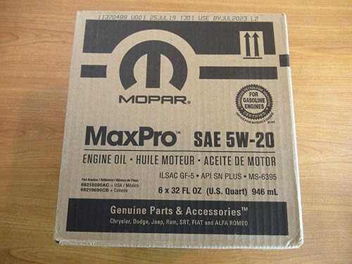 Miniatura 3 de Dodge Ram 1500 5.7L Hemi Mopar MaxPro 5w20 Kit de cambio de aceite y filtro OEM