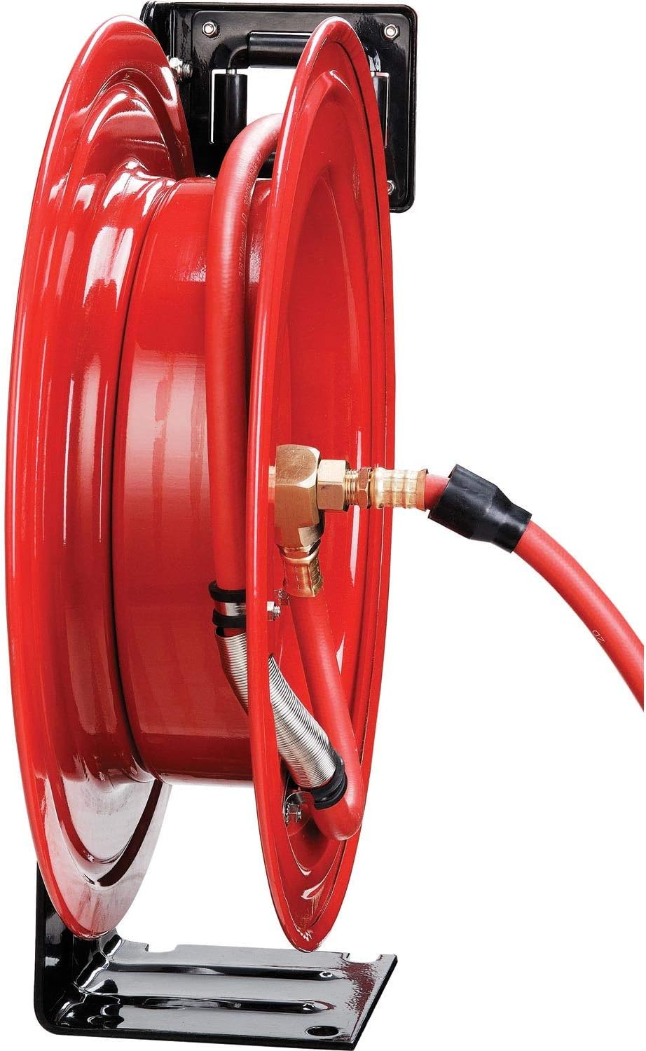 Global Industrial Industrial Grade Retractable Reel, 3/8"x 50' Hose, 300 PSI