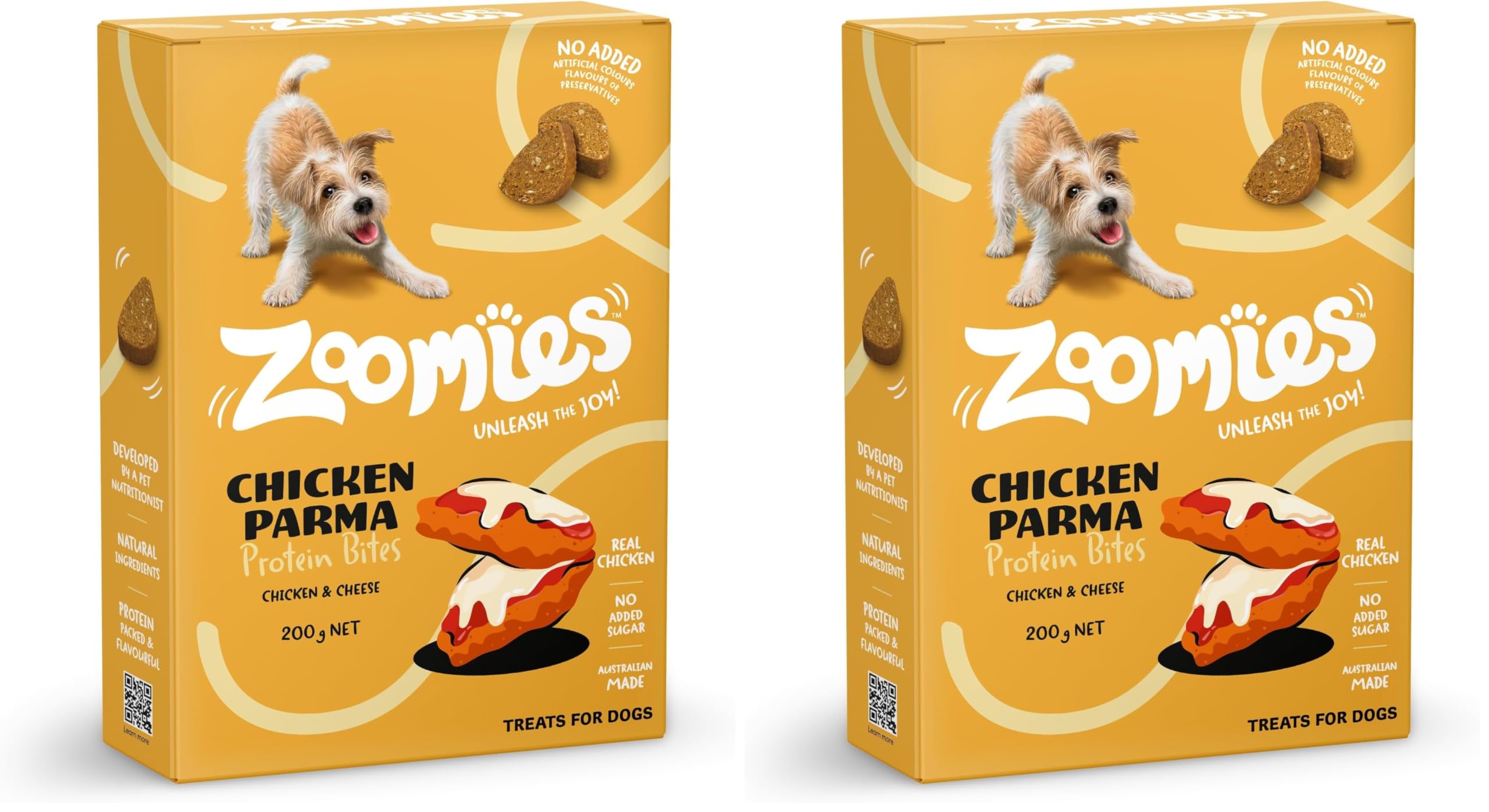 Zoomies Parma Chicken and Cheese Treats for Dogs 200 g (Pack of 2)