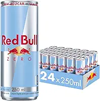 Pack de 24 Latas Red Bull Energético, Zero, Sem Açúcar, 250ml
