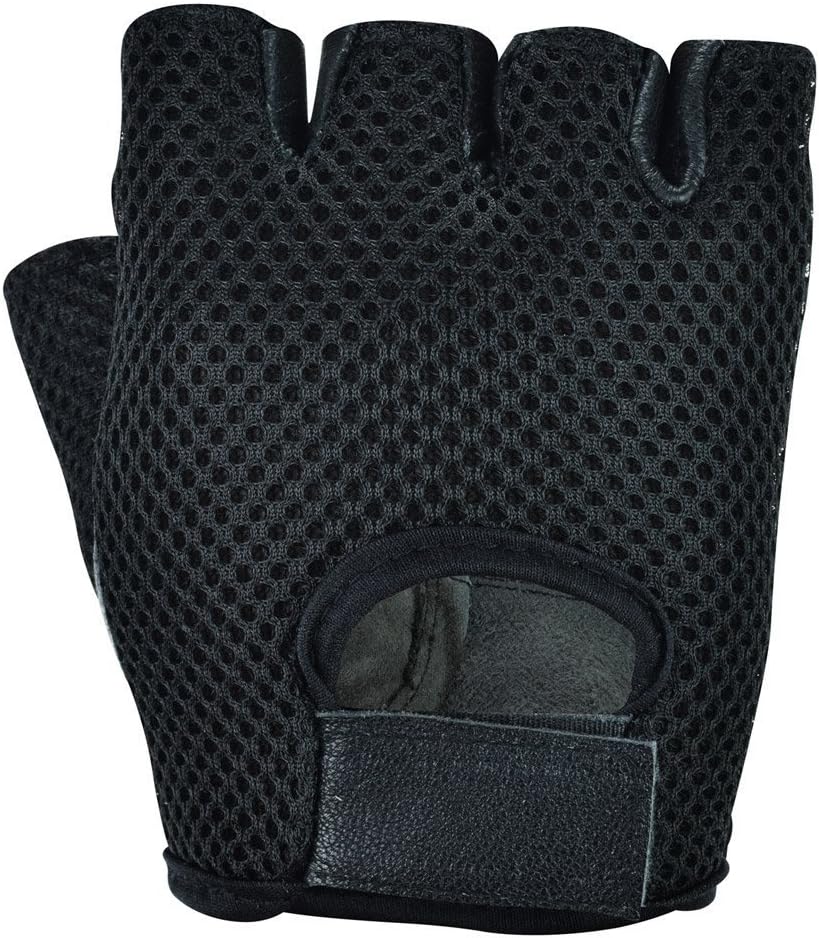 Half Finger Leather Padded Palm Cycling Biking Gloves Multi-Purpose Gloves Weight Lifting Gym Workout Training Bodybuilding Anti Slip Gloves for Men, Women, Ladies, Male, Female