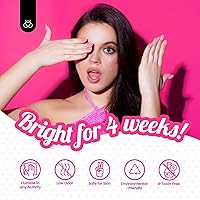 Vista 6 de Beetles Pink Gel Polish - Silk Rosettes 15ML/0.51Fl Oz, Light Pink Gel Nail Polish, Soak Off UV LED Lamp Nail Art, Long-Lasting Manicure Salon DIY