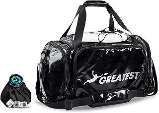 GREATEST Ultimate Bag 60 Liter - #1 World's Ultimate Frisbee Bag. Built in Insulated Cooler Compartment and Organization System. Also Perfect Sports Duffel Bag for Other Outdoor Sports (SILVER)