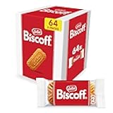 Lotus Biscoff Cookies, Caramelized Biscuit Cookie Snack, 128 Cookies, Vegan, (64 Count of 2 Pack)