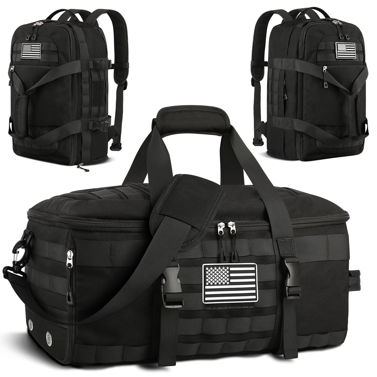 ETRONIK Gym Bags for Men Women Carry On Luggage 22x14x9 Airline Approved Tactical Duffle Bag with Shoe Compartment