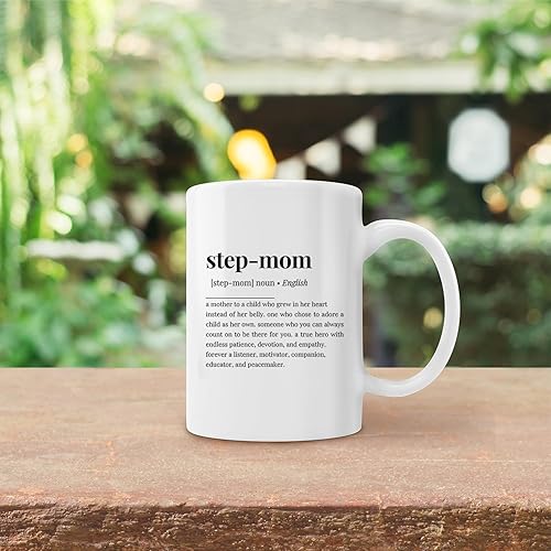 Miniatura 2 de GICHUGI Taza de café para madrastra, regalos para madrastra, regalos para madrastra de parte de la hija, ideas de regalo para madrastra mamá,