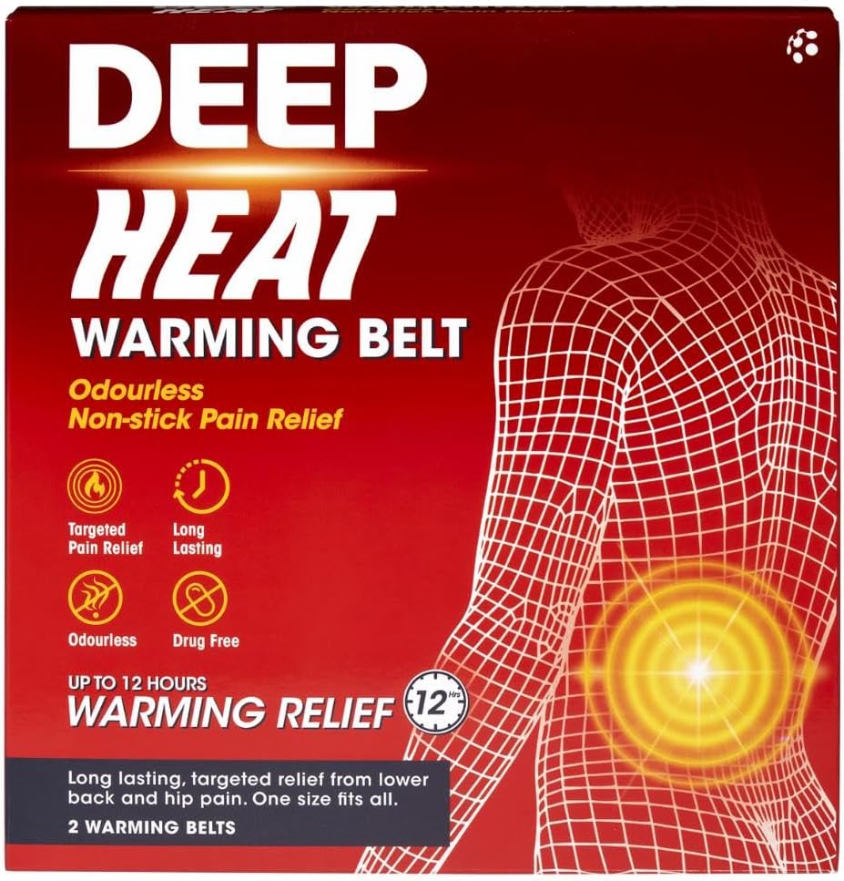 Mentholatum Official DEEP Heat Warming Belt 2pk