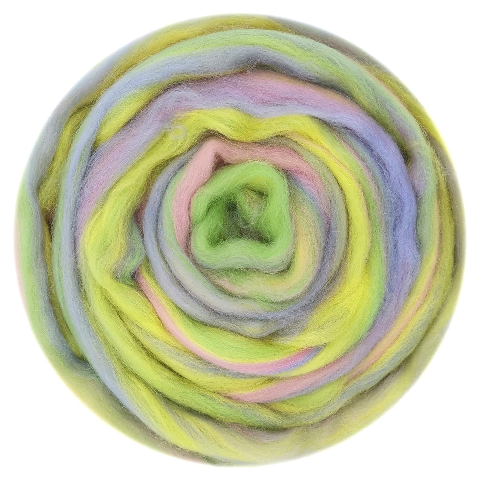 50G Blended Felting Wool - 24 Options for Needle Felting Kit - 19 Microns Fast to Felt (04)