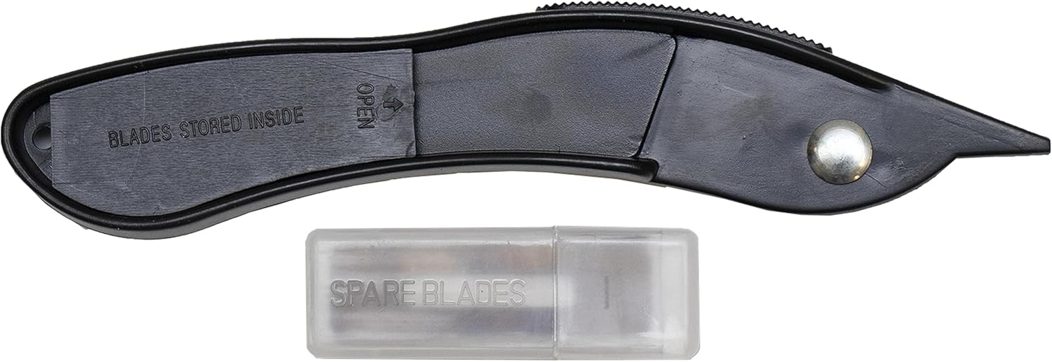 MARSHALLTOWN QLT Plastic Carpet Knife, Plastic Handle Material, Plastic Material, PCK1