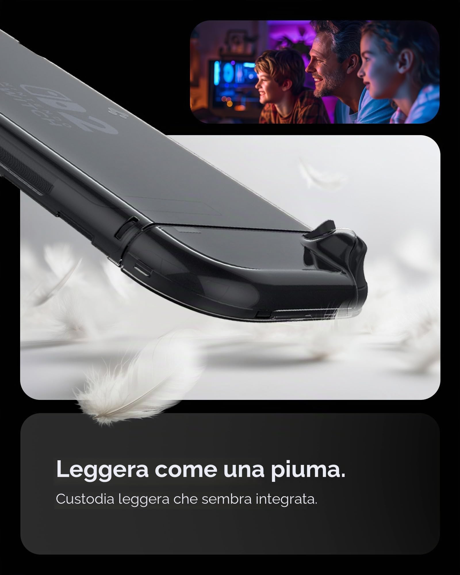 Spigen Cover Air Fit Compatibile con Nintendo Switch 2 2025 - Trasparente