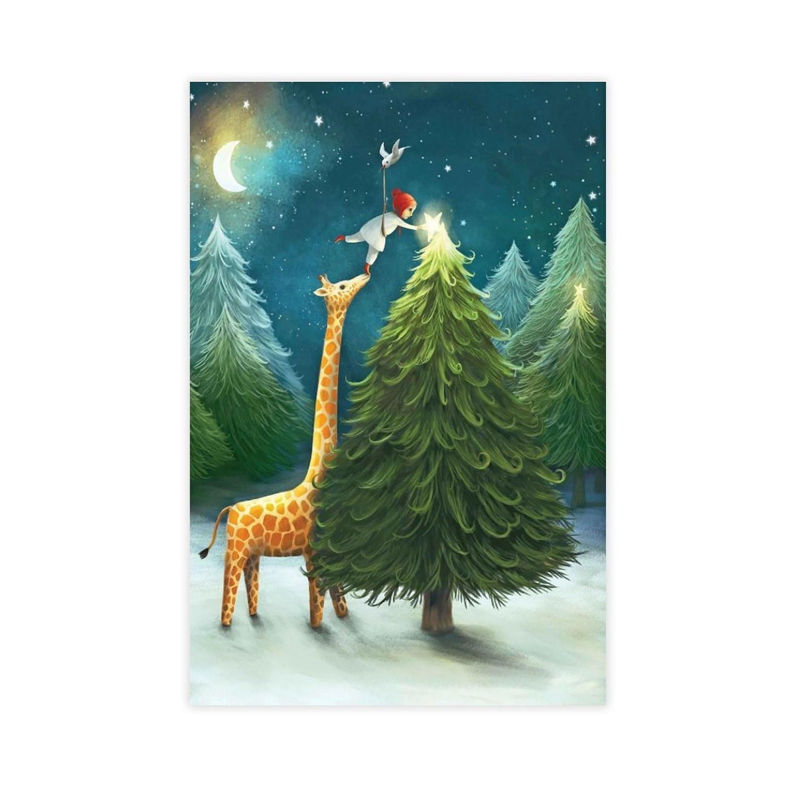 Poster a tema cartoni animati per la cameretta dei bambini (4), poster su tela, decorazione artistica da parete per soggiorno, camera da letto, 60 x 90 cm
