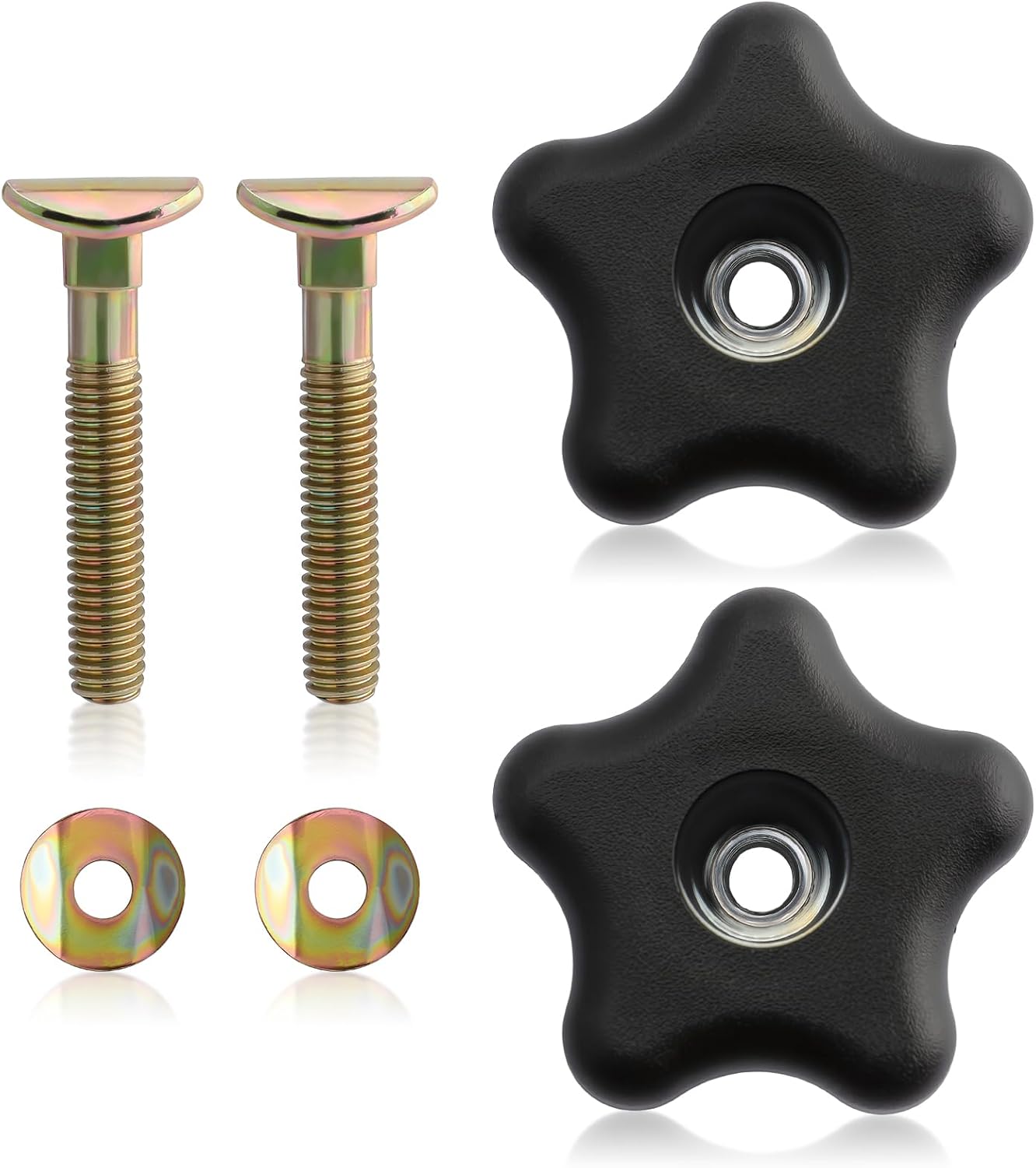 MOTOALL 92-2260 & 106-4161 Knobs with Screws for Toro Handle