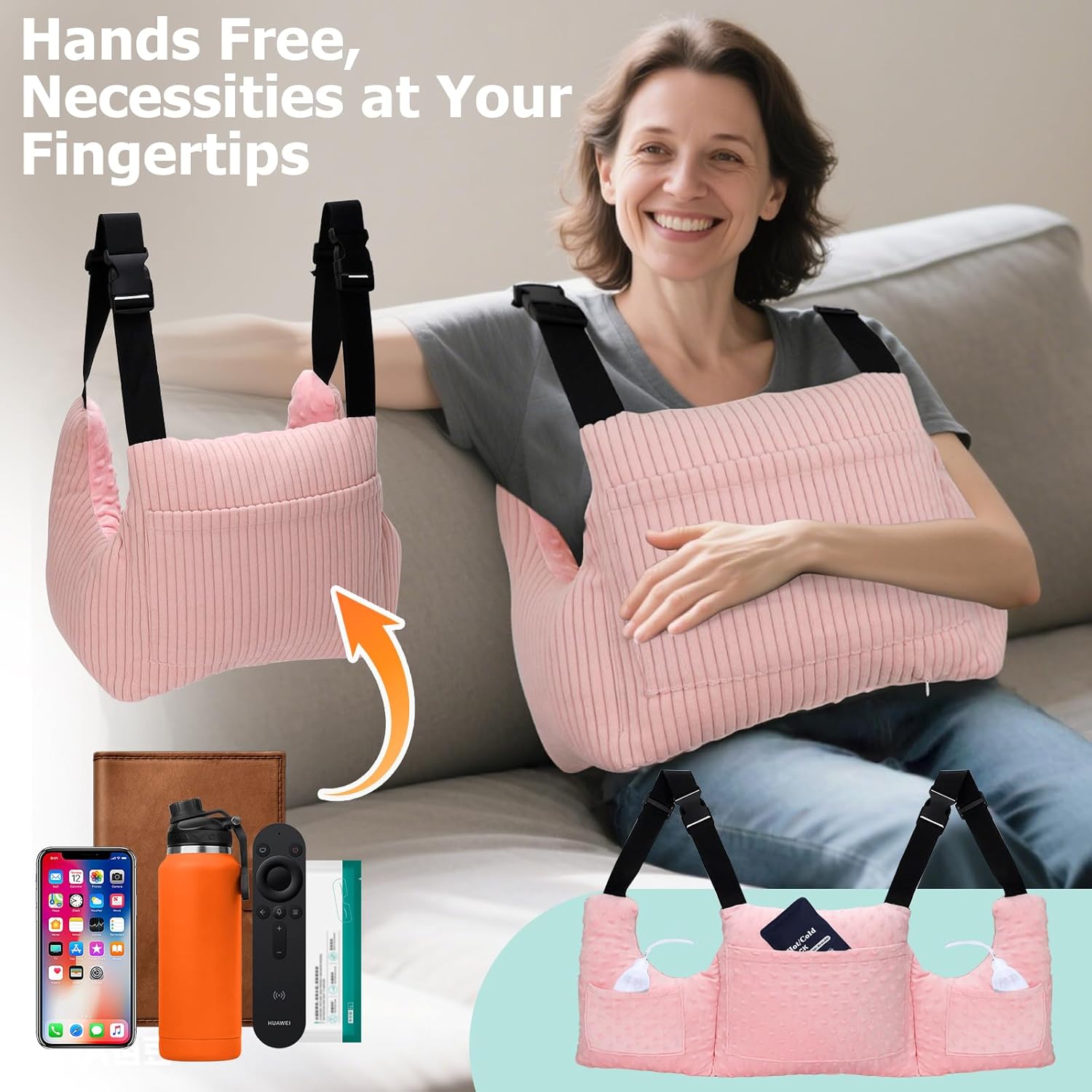 Post Mastectomy Pillows After Hysterectomy Must Haves, Breast Reduction Mastectomy Recovery Supplies, Breast Cancer Heart Surgery Pillow Gifts for Women Help for Recovery and Rest, Pink