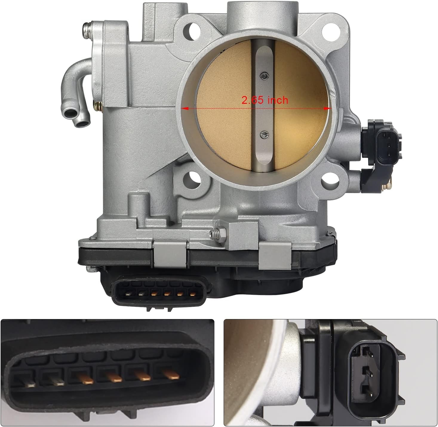 Throttle Valves 16400RKB003 16400RCAA01 Throttle Body Assembly for Accord for Odyssey for Pilot for Ridgeline 2003-2008 Throttle Position Sensors