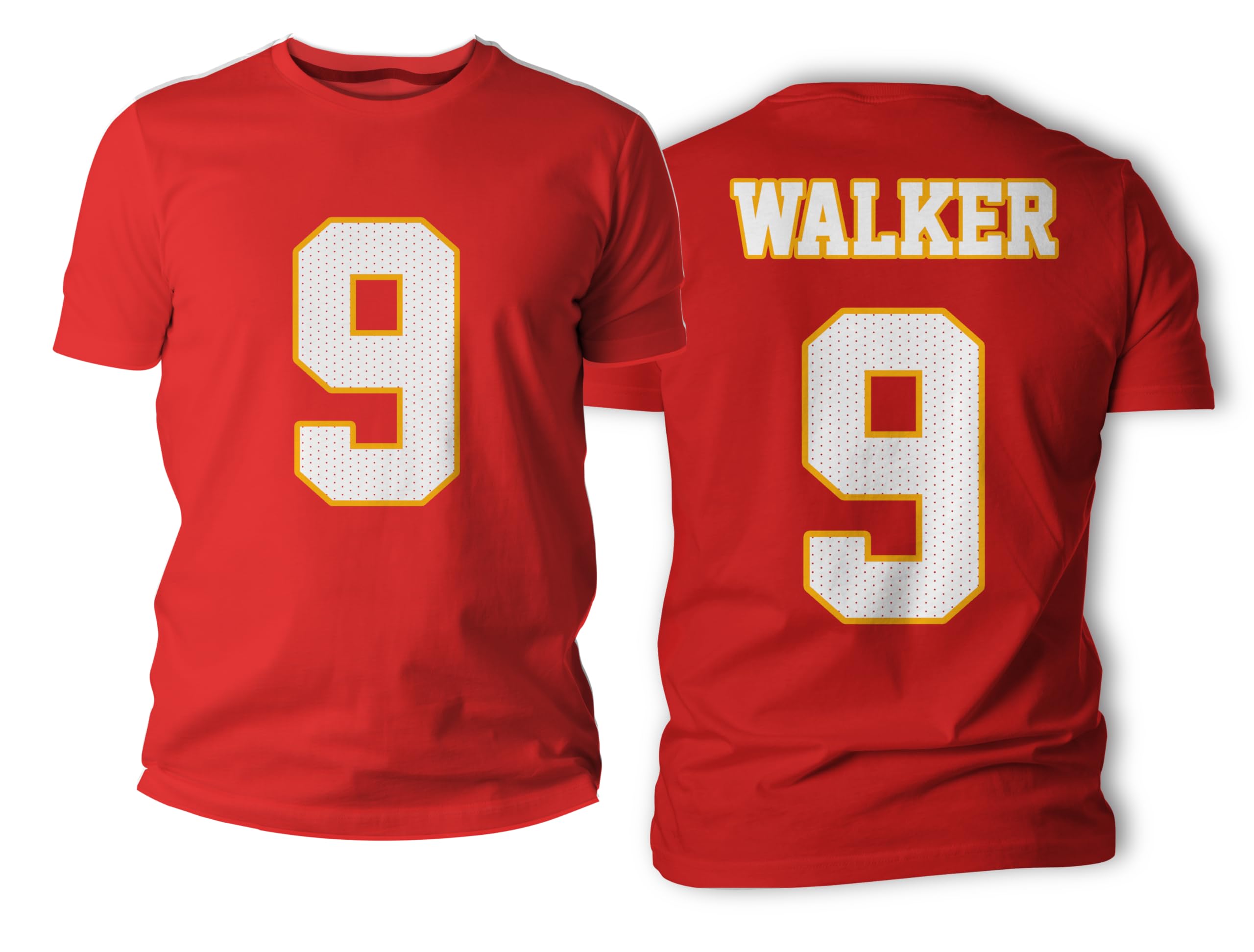 Kenneth Walker Kansas City T Shirt Cotton Jersey #9