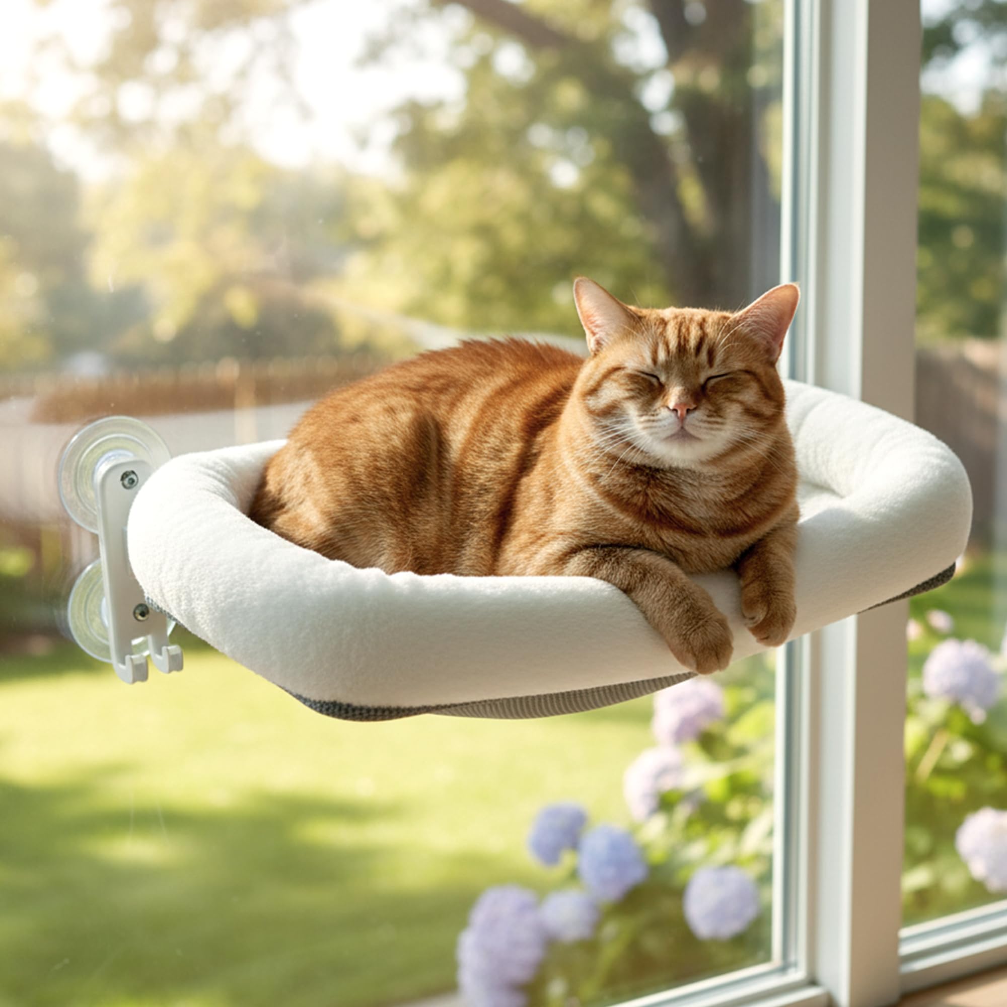 POMESEA Cordless Cat Window Perch