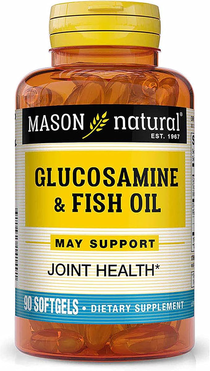 MASON NATURAL Glucosamine & Fish Oil (DHA and EPA Omega 3