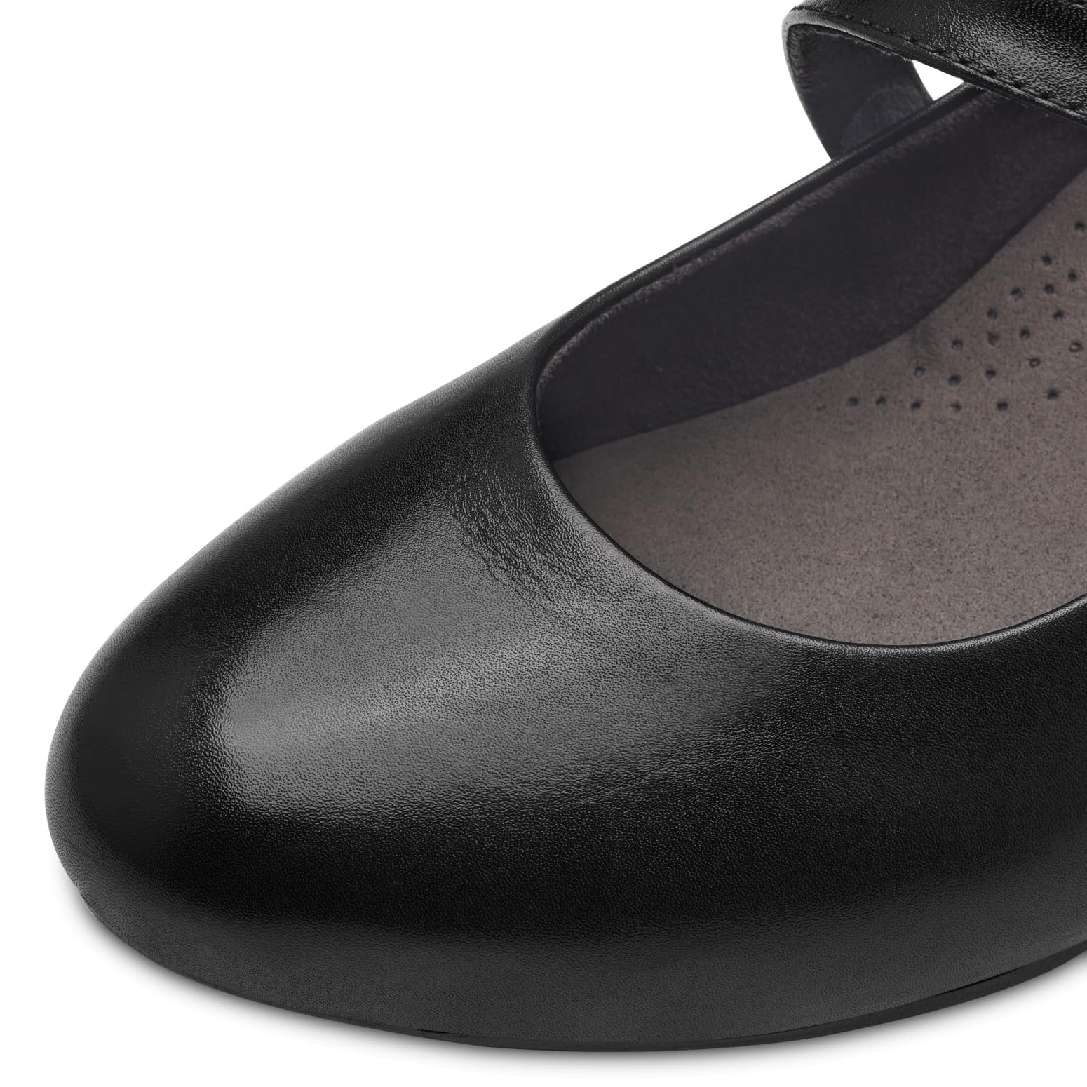 Tamaris Comfort Damen Pumps mit Riemen aus Leder mit Klettverschluss