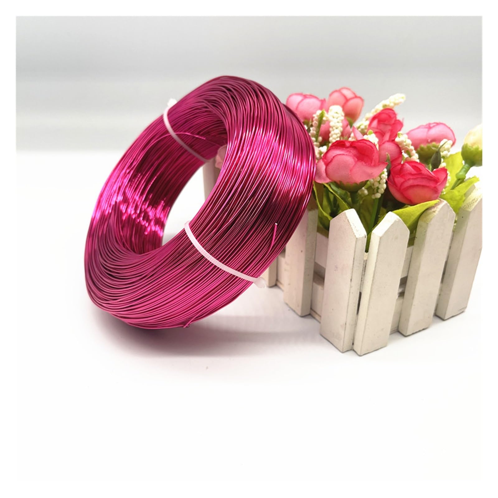 Filo di Alluminio 500 g/Rotolo da 0,8 mm-3,0 mm, Risultati di Gioielli in Filo di Alluminio for la creazione di Gioielli, Braccialetti Fatti a Mano Fai da Te(10,2.5mm(35m))