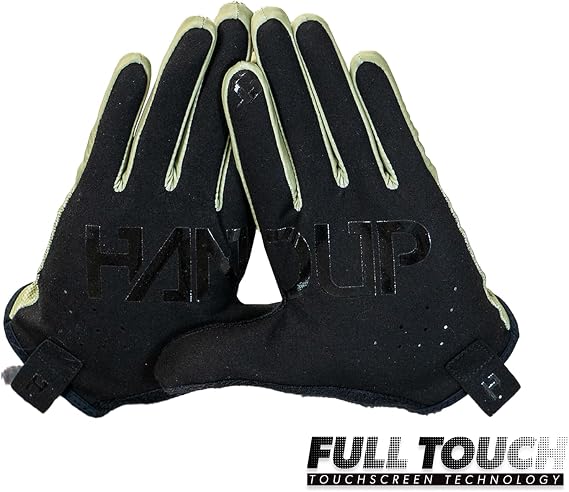 Handup Most Days Full Finger Lightweight Anti-Slip Breathable Mountain Bike MTB Bicycle Enduro Downhill XC Cycling Motocross Unisex Gloves (Moss Green, Medium)