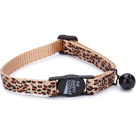 leopard print cat collar