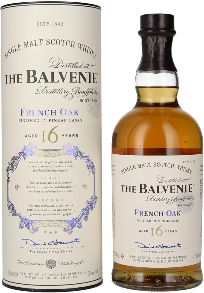 The Balvenie 16 Years Old French Oak 47,6% Vol. 0,7l in Giftbox oferta Amazon