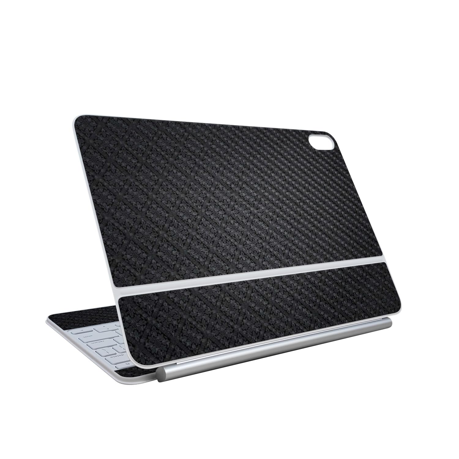 Carbon Fiber Skin Compatible with Apple Magic Keyboard for iPad Air 13-inch (M3) 2025 - Glamorous - Premium 3M Vinyl Protective Wrap Decal Cover - Easy to Apply | Crafted in The USA by MightySkins