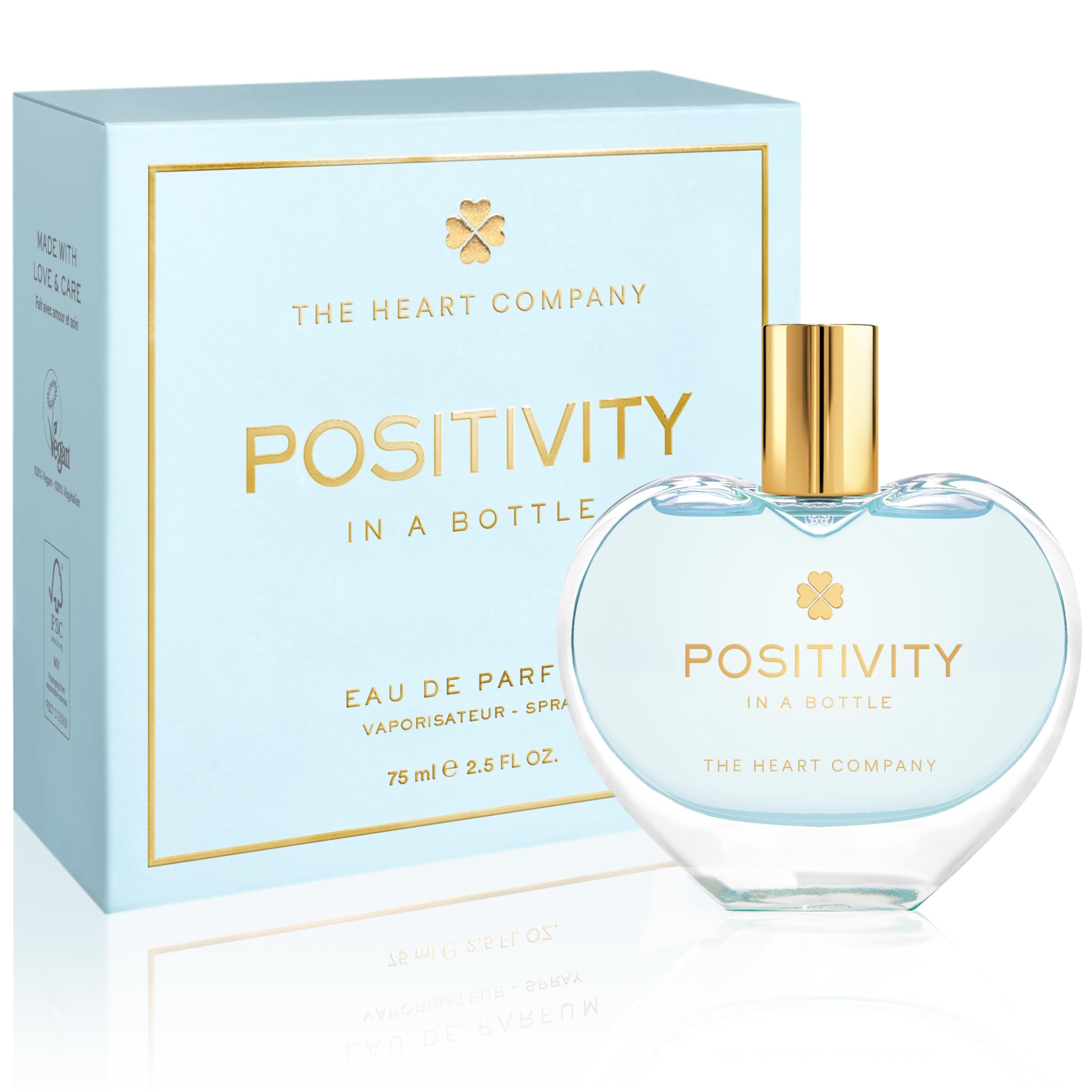 - POSITIVITY in a bottle | Fresh Perfume for women | Vegan Gifts for women | Women's Eau de Parfum Spray 75ml - 2.5 fl oz.