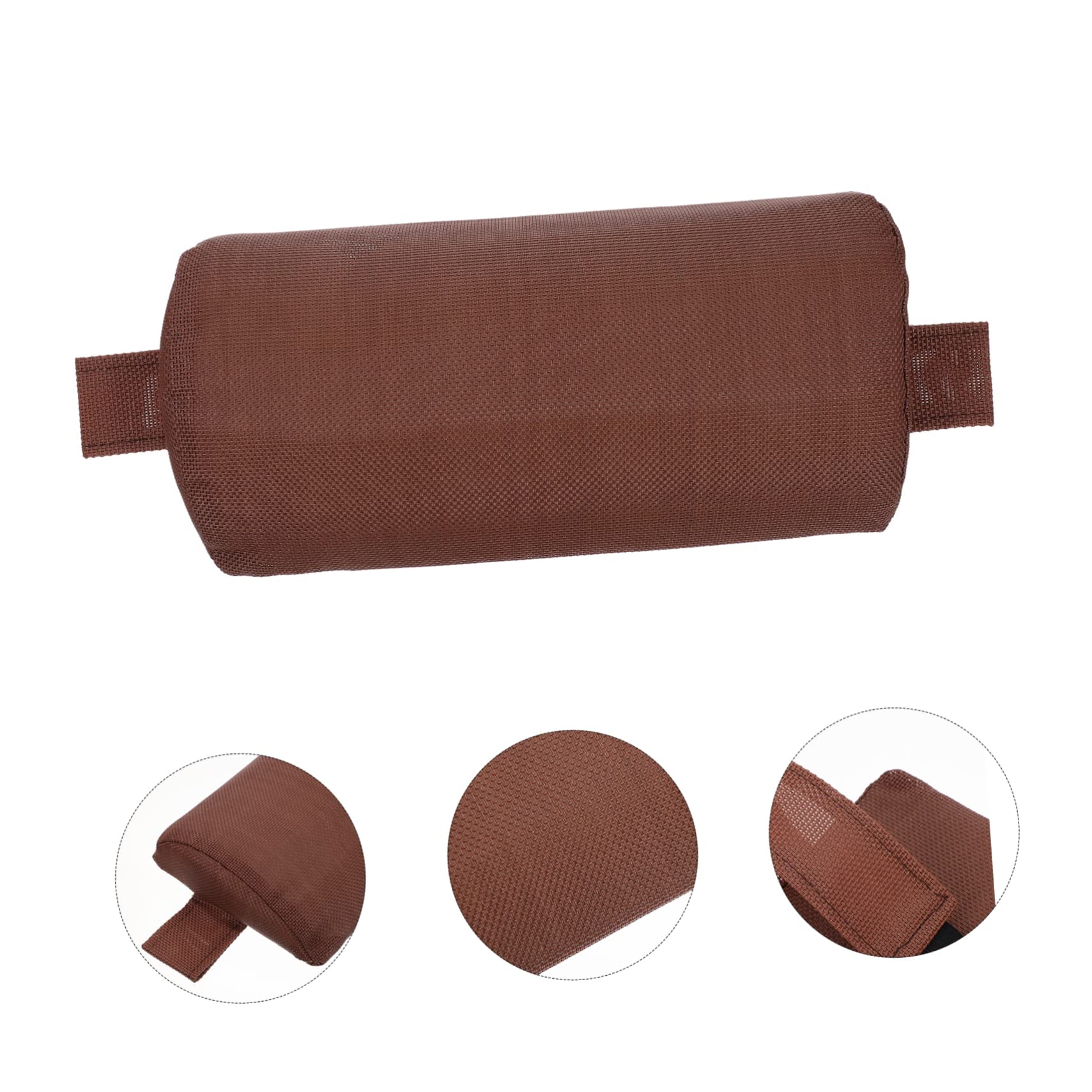 ABOOFAN 2 pezzi Cuscino Poggiatesta per Sedia da Spiaggia Morbida con Fascia Elastico Supporto Ergonomico e Comfort per Sedie Pieghevoli da e Casa