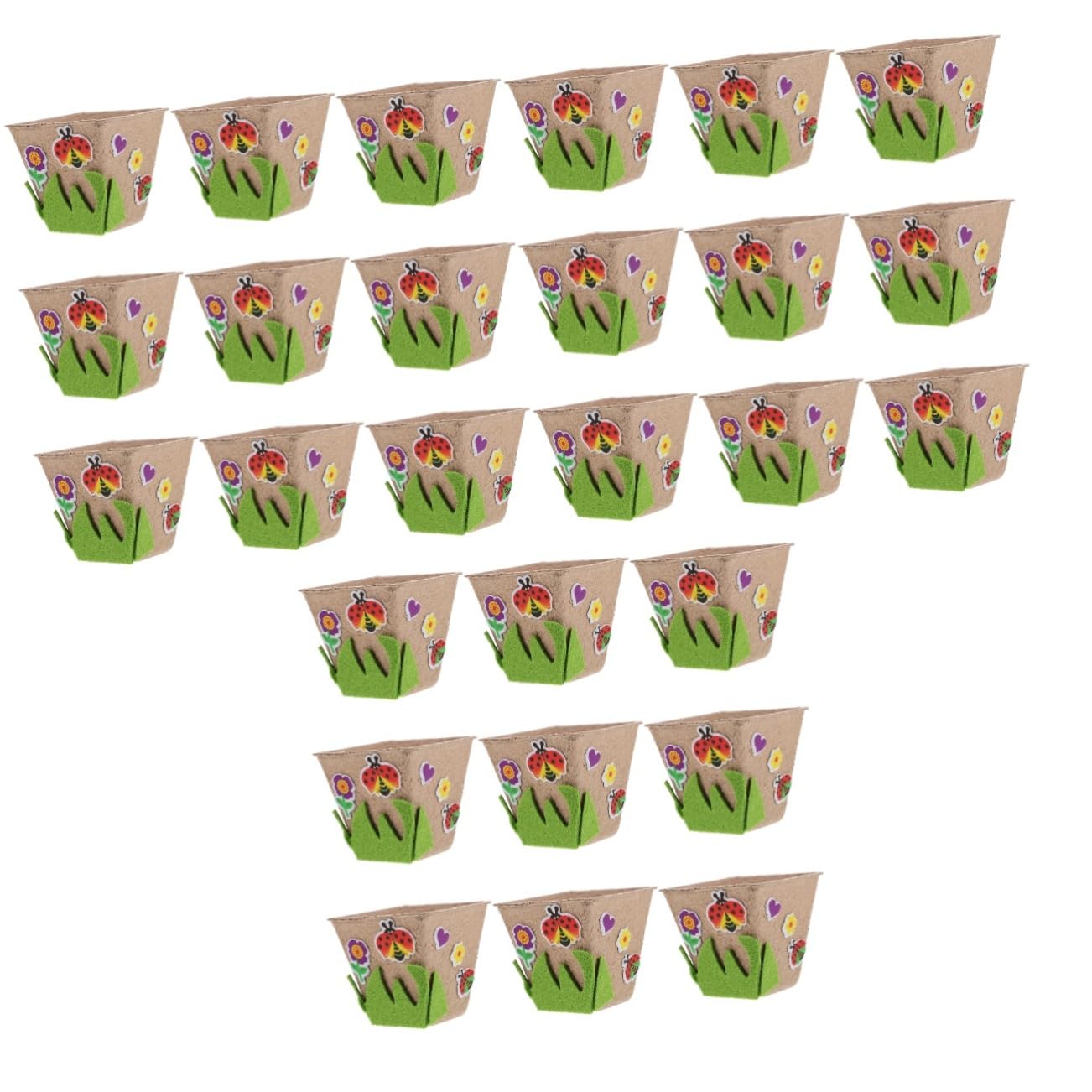 Pots de fleurs pour enfants et étiquettes pour activités en famille