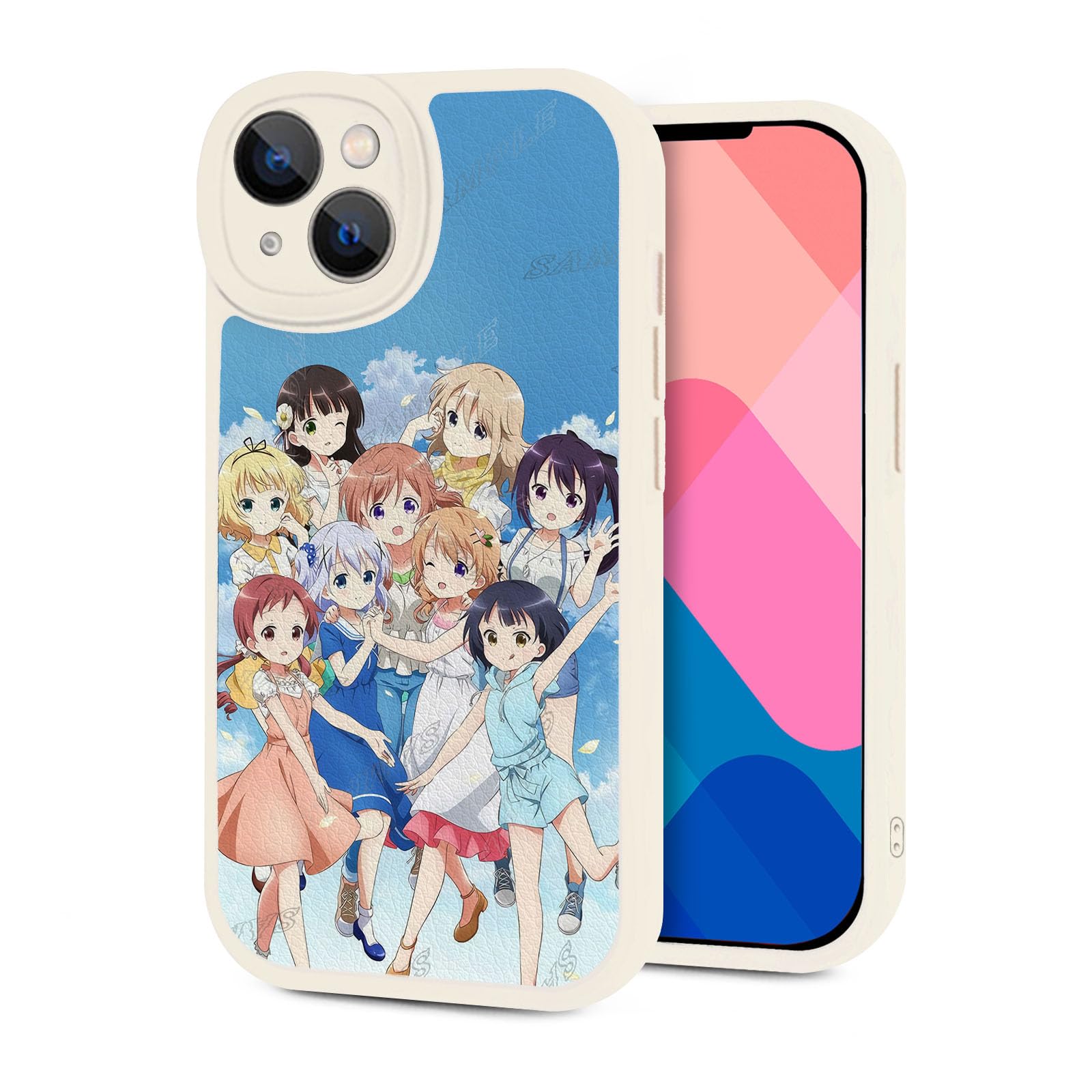 Amazon.co.jp: ごちうさ スマホケース iphone 16 e 全機種対応 携帯