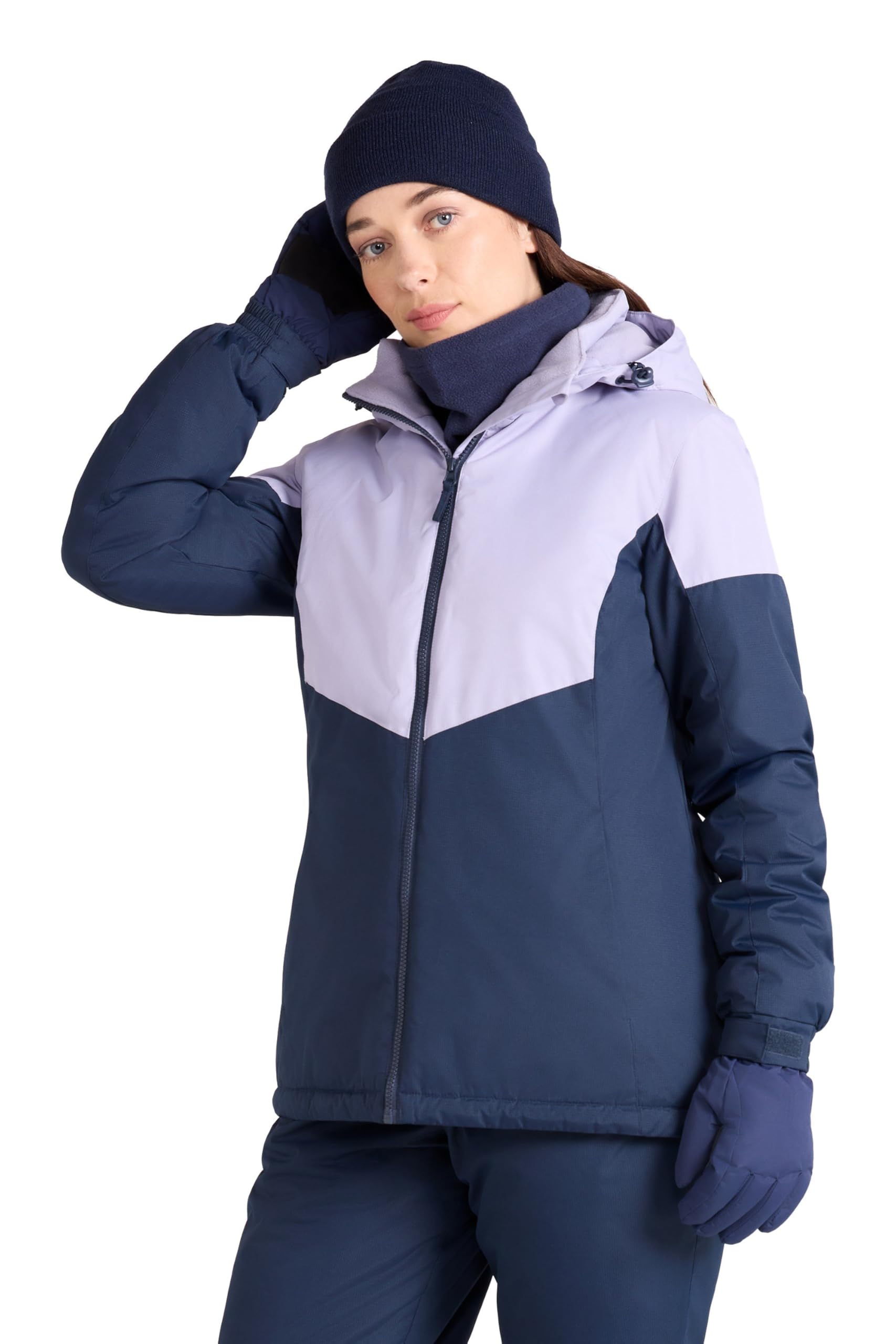 Mountain Warehouse Women's Light Purple Moon Snowproof Ski Jacket 14
