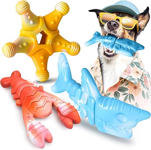 Miniatura 1 de KXK Juguetes indestructibles para perros masticadores agresivos, juguetes resistentes para perros grandes, juguetes masticables duraderos para