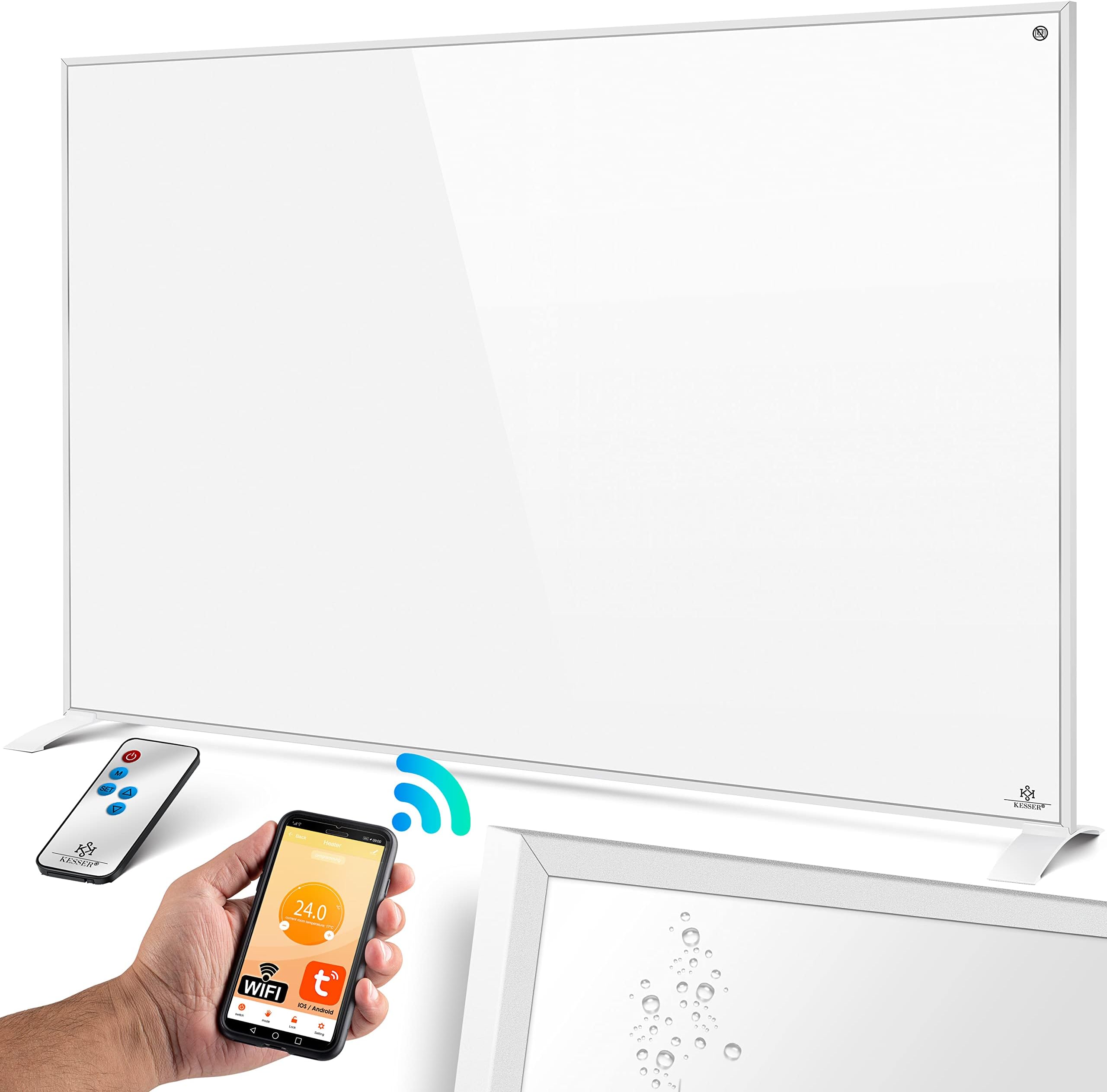 Könighaus infraroodverwarming - 1000 watt, met TÜV Süd en 5 jaar garantie Eco-Model ✓ Dubbele oververhittingsbeveiliging ✓ Verwarming in 2-4 minuten op temperatuur ✓ Voor wandmontage