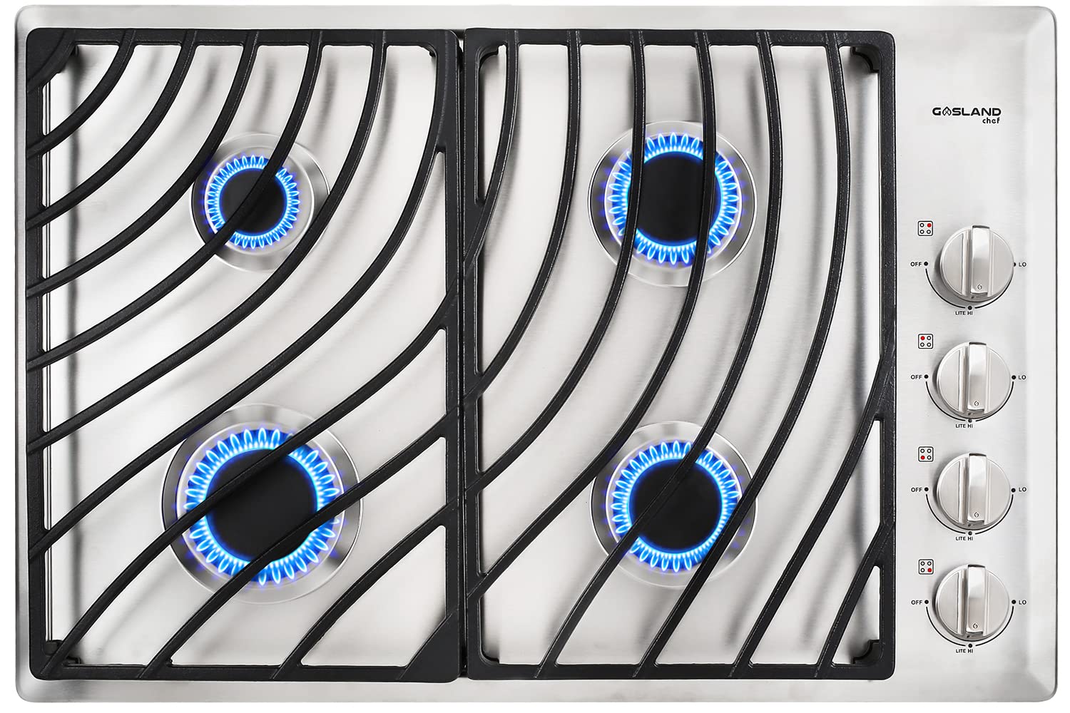 Buy Cooktop, LAND Chef GH1304SS 30 Inch Cooktop, Drop in Stovetop