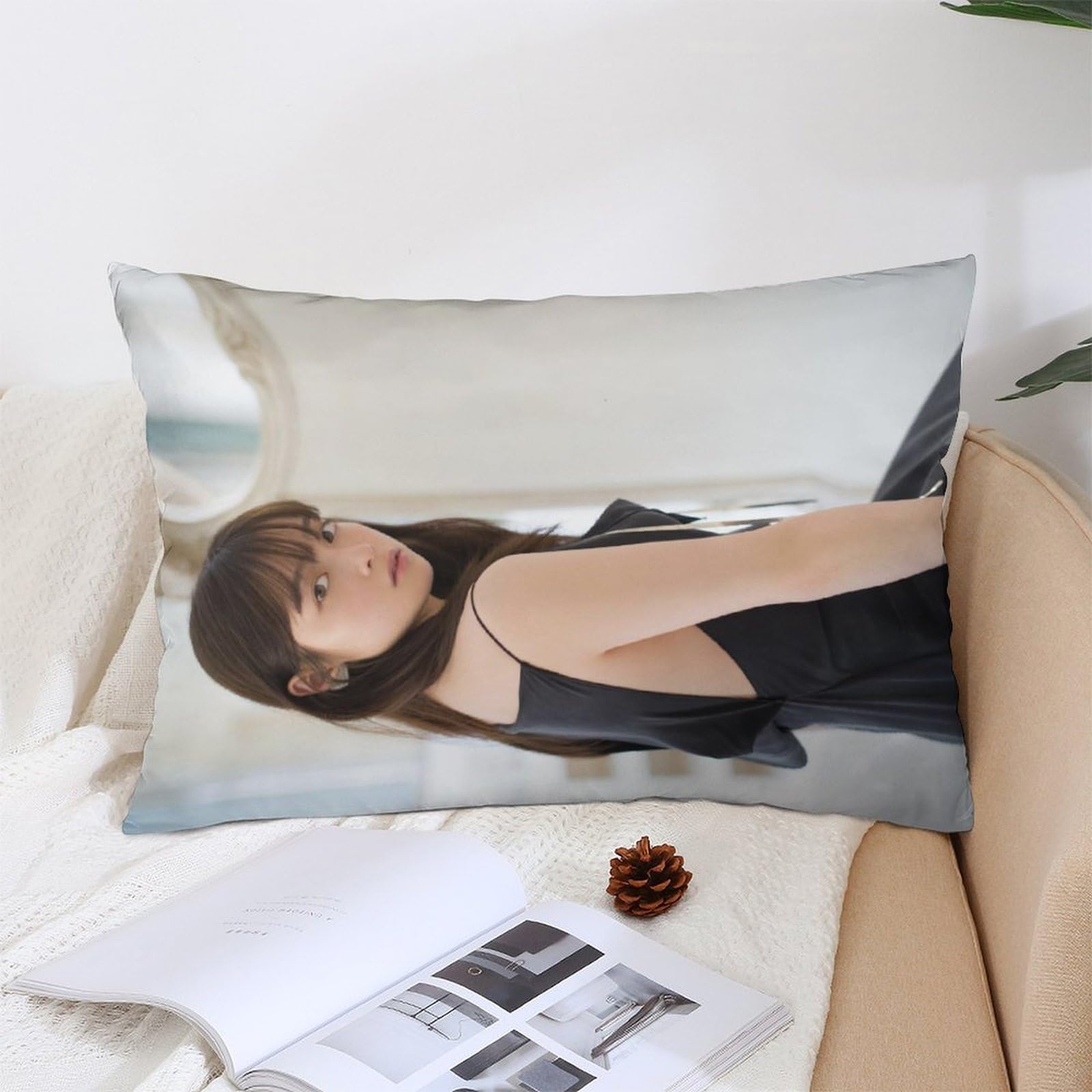 Amazon.co.jp: 橋本環奈 枕カバー 抱き枕カバー 矩形枕カバー