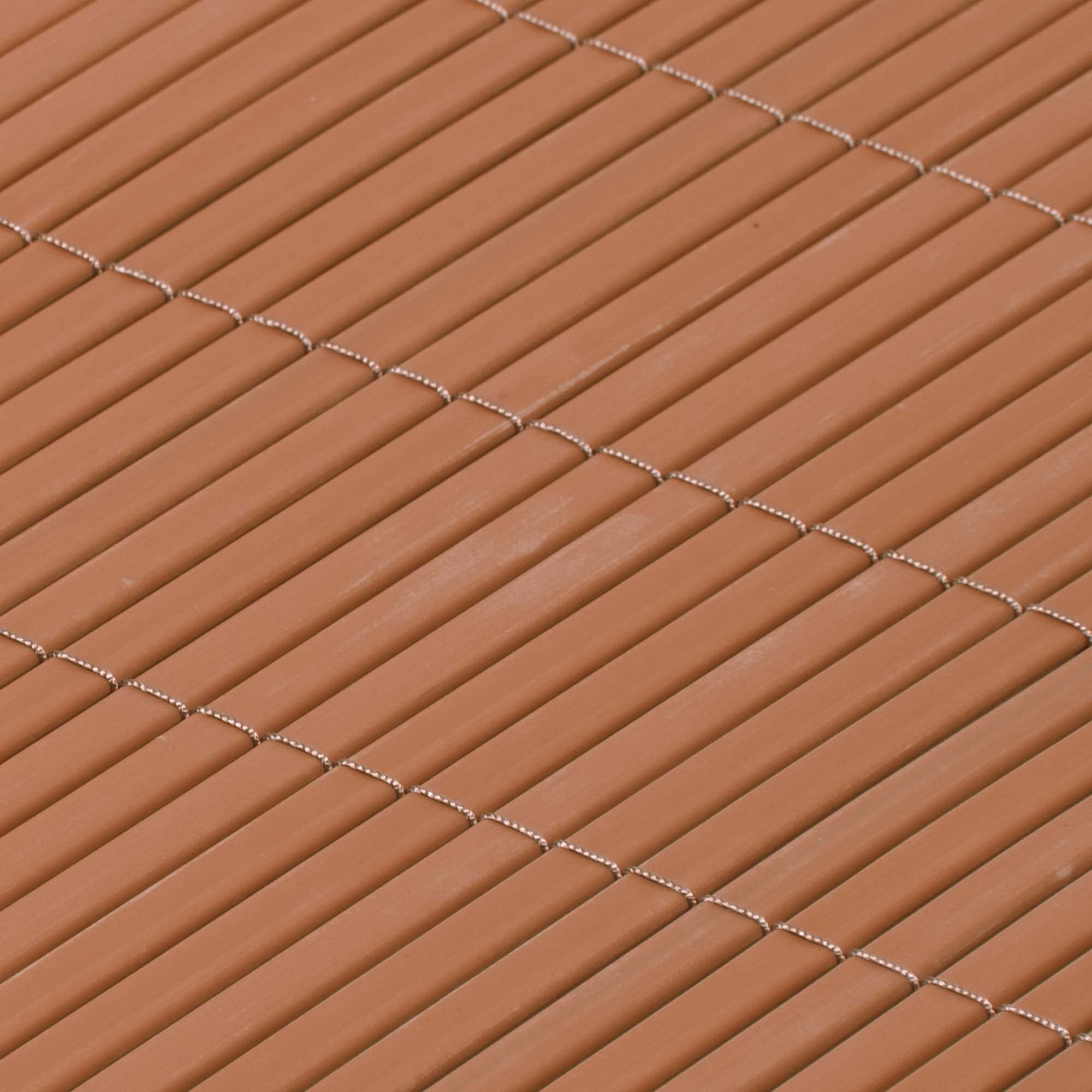 The Secret Home – Cañizo PVC de Doble Cara - Densidad 1000 g/m2 - Largo. 3 m x Alto. 1,5 m – Color Marrón - Valla de Ocultación Resistente - Protección Visual Privacidad para Jardín, Balcón o Terraza