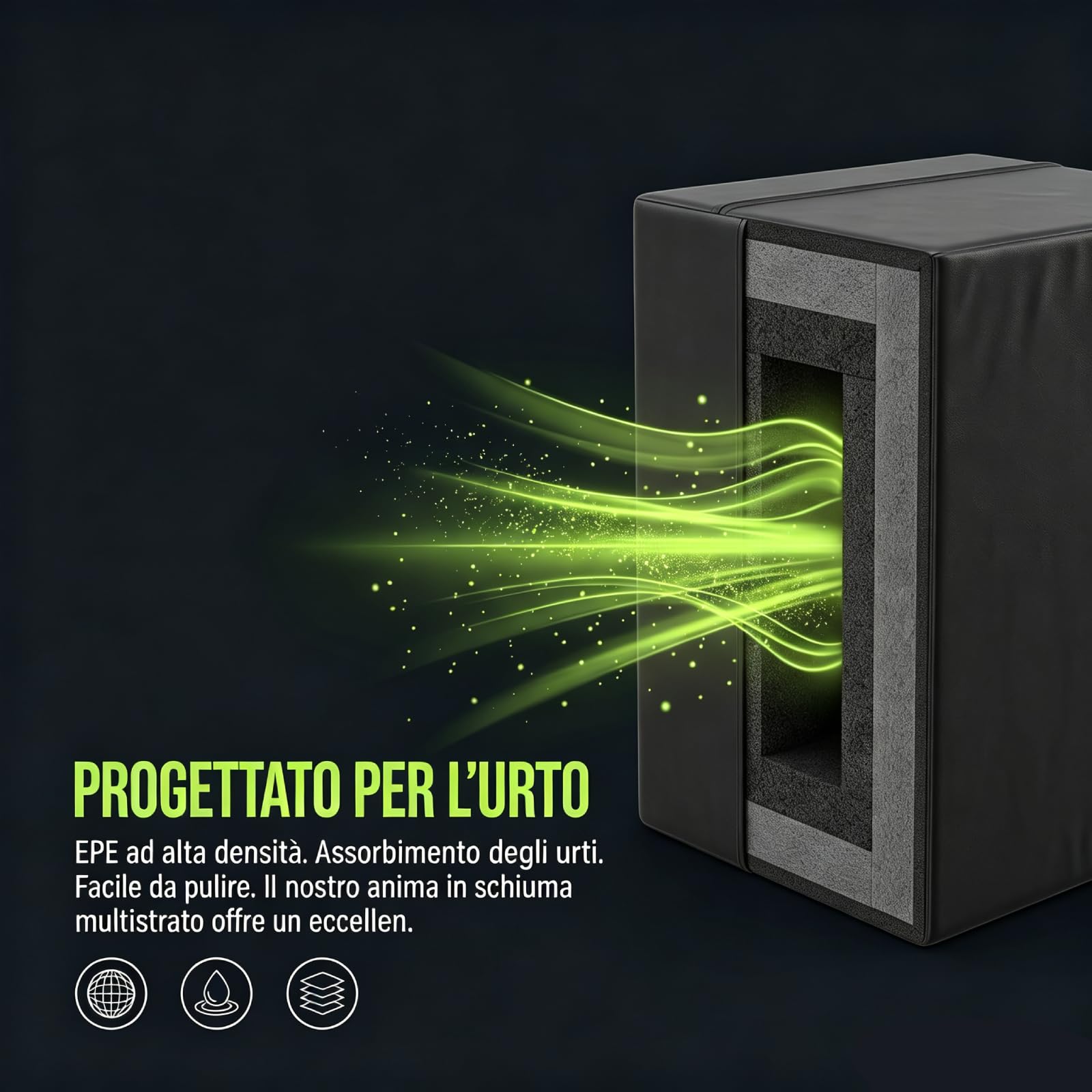 kowaku Cajón Pliométrico Suave Antislizante Cajón Salto Espuma Ligera Caja Salto para portistas