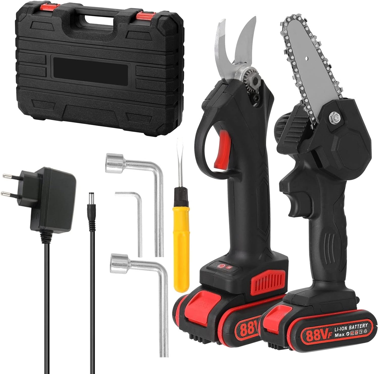 Electric Pruning Shear Cordless Brushless Branches Pruner 4inch Brush Motor Woodworking Tool Mini Garden Tool,DIY Tools