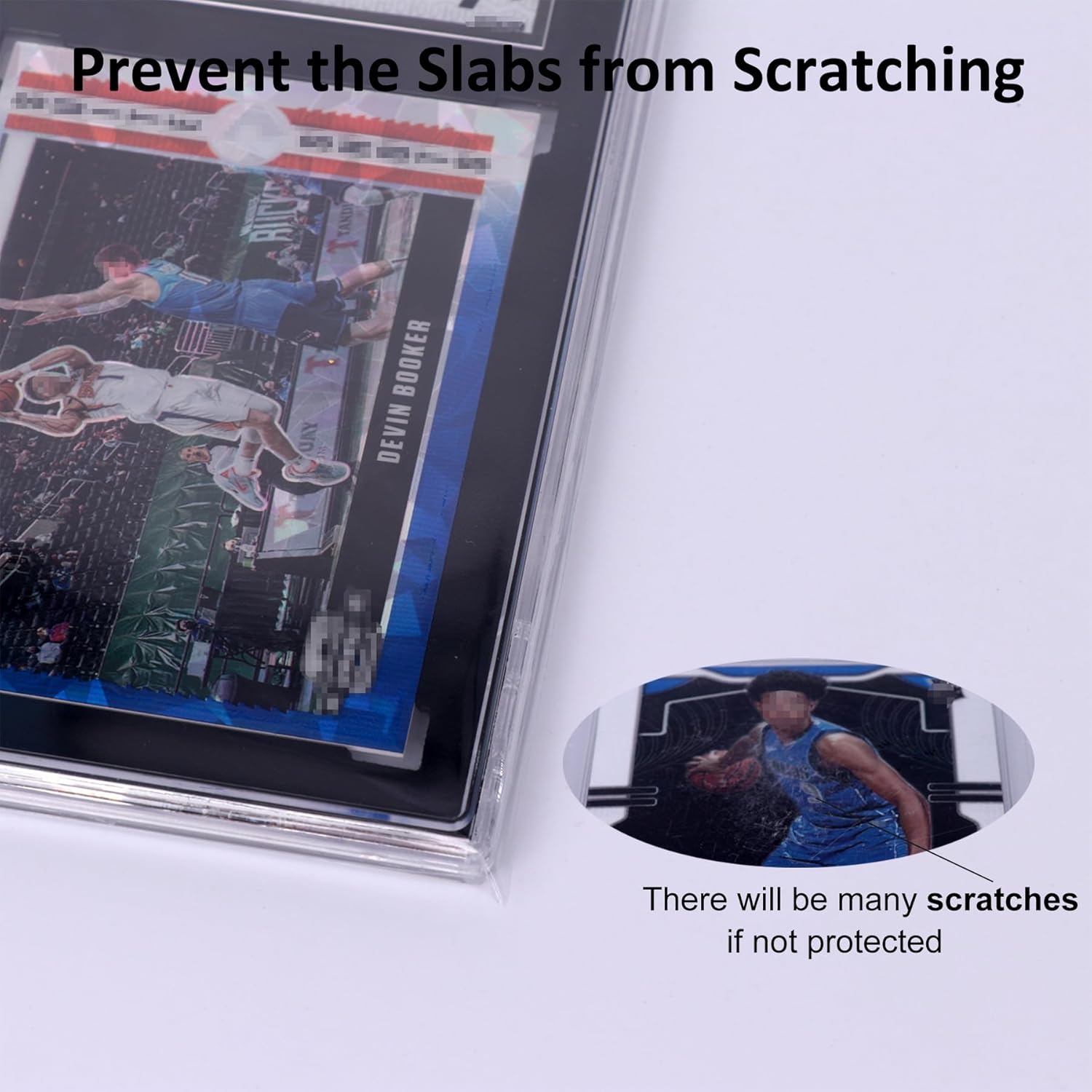 GrinOwl Graded Card Sleeves for SGC Slabs, Exact Fit Resealable Sleeves for SGC, HGA and GMA-Sized Slabs (600 Count)