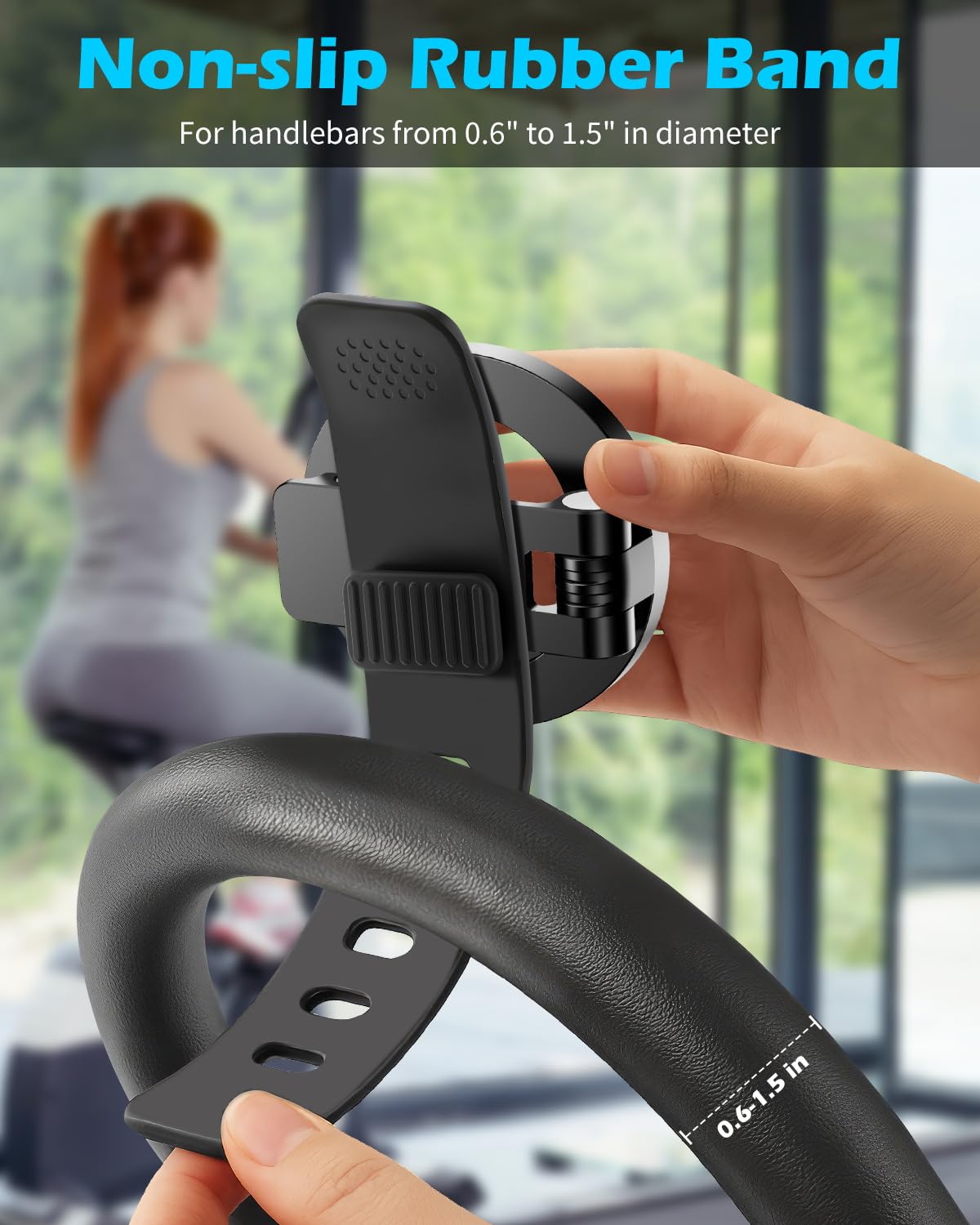 Support Magnétique MagSafe Pour Poussette Et Sport - Compatible IPhone 12-17, Sangle Réglable, Rotation 180°