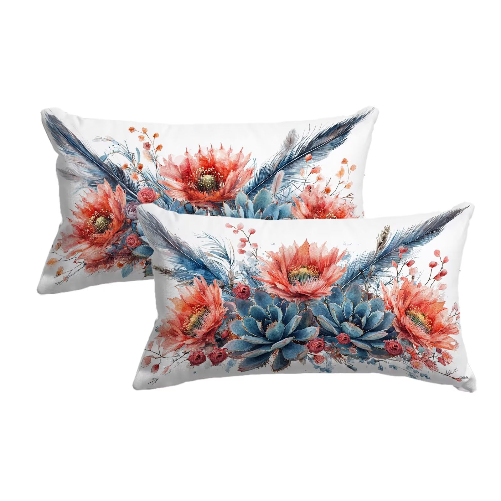 Taie oreiller 50x80 anti poussière housse coussin blanc lavable pour rénover un canapé fatigué
