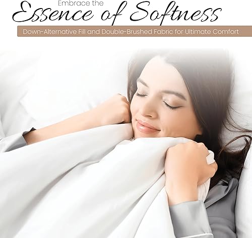 Miniatura 4 de Linen Market - Juego de edredón reversible prémium con relleno alternativo