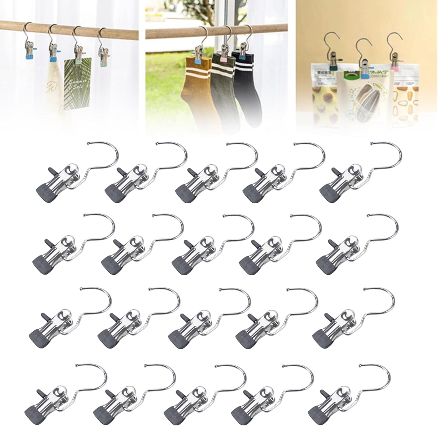 AntiRust Clip, 5/10pc SpaceSaving Clothespin Hat Pants