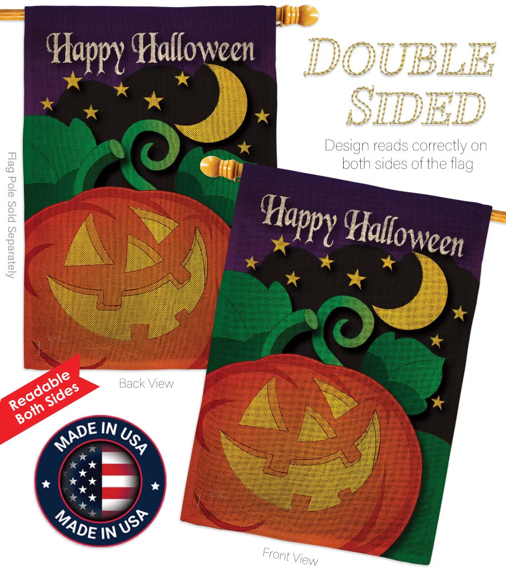 Breeze Decor ハロウィン ナイト ガーデン ハウス フラグセット 秋 魔女 トリックオア トリート 不気味な黒猫 シーズ  マイニングマザーボード ETC B75 サポート 8PCIE グラフィックスメインボード G530 CPU ファンマイナーエキスパー BTC B75  G530 CPU ファンマイニング ...