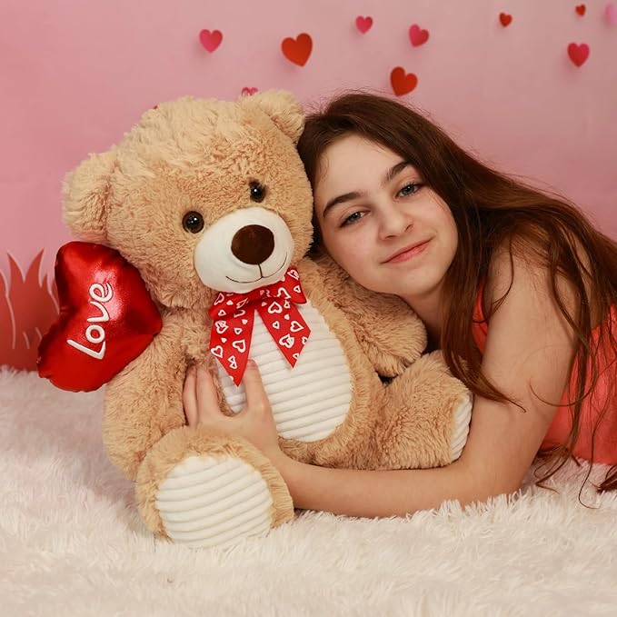 Beniny Oso de Peluche 15 Pulgadas San Valentín con Globo y Corazón miniatura 2